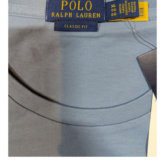 Polo Ralph Lauren Blue SKIING SKI BEAR Classic Fit Short Sleeve T Shirt XL NWT! - Picture 4 of 7